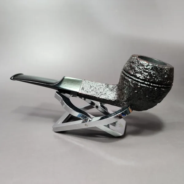 Ashton 1994 Pebble Grain XX Sandblasted Bulldog Estate Briar Pipe, Unsmoked - Image 7