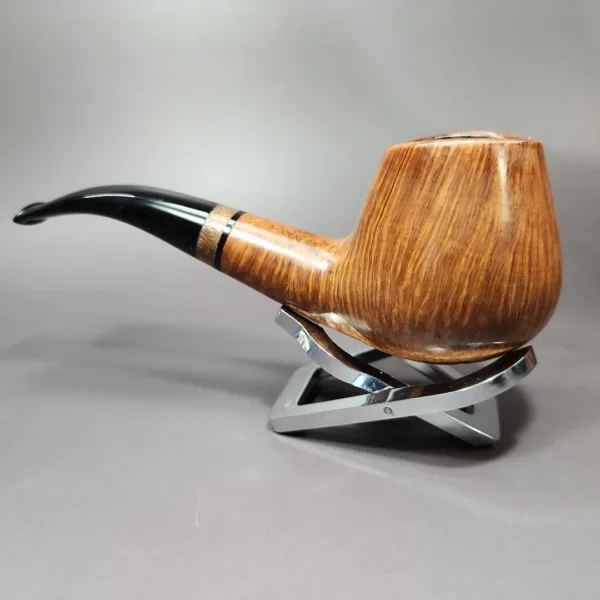 Viprati 5 Clovers Smooth Brandy Estate Briar Pipe, Italian Estates - Image 7