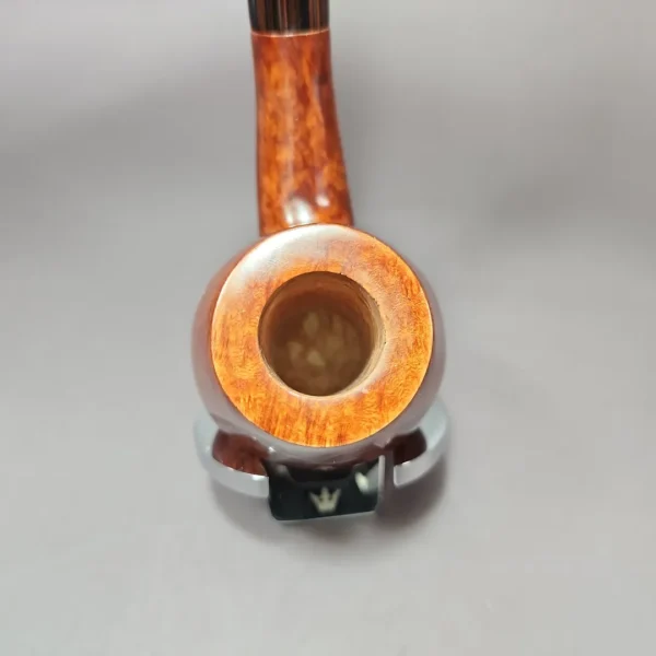 Dave Neeb Magnum Smooth Bent Billiard Handmade Briar Pipe, New - Image 7