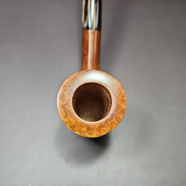 Dave Neeb Handmade Magnum Smooth Cherrywood Briar Pipe, New - Image 7