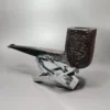 Ashton 2006 Pebble Grain XX Sandblasted Panel Estate Briar Pipe, English Estates - Image 7