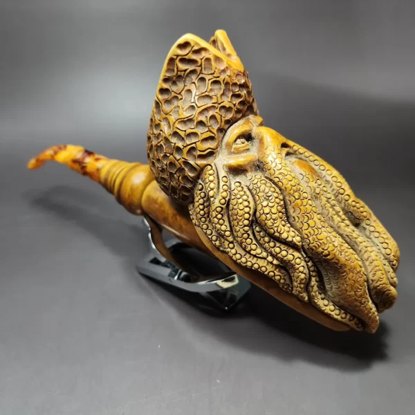 MBSD Meerschaum Masters by Kenan Magnum Pirate Block Meerschaum Pipe, New - Image 7