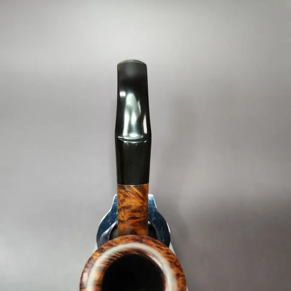 WO Larsen Super 335 Smooth Bent Pot Estate Briar Pipe, Danish Estates - Image 7