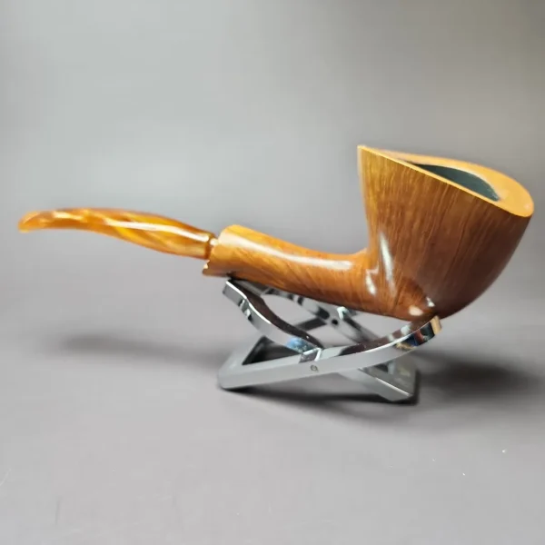 Randy Wiley Unique Smooth Freehand Estate Briar Pipe, American Estates - Image 7