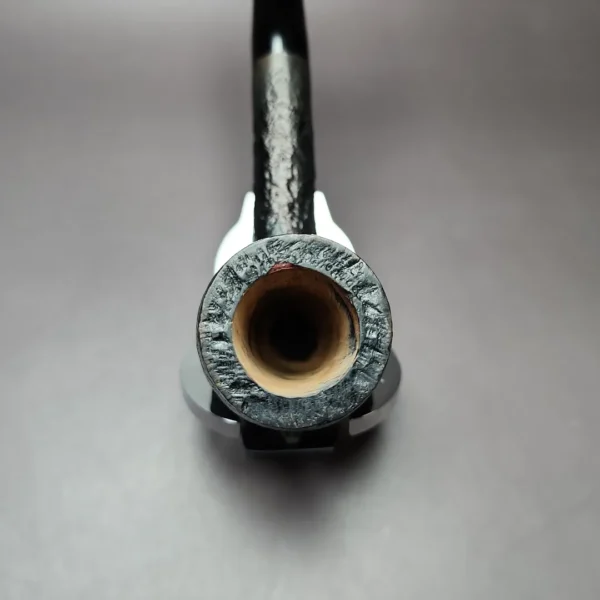 Samson Sandblasted Billiard Estate Briar Pipe, Unsmoked - Image 7