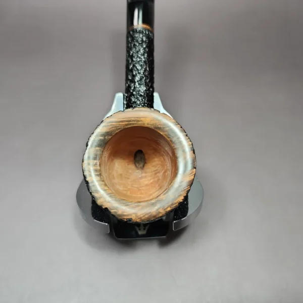 Neal Monier Rusticated Pot Estate Briar Pipe, Unsmoked - Image 7