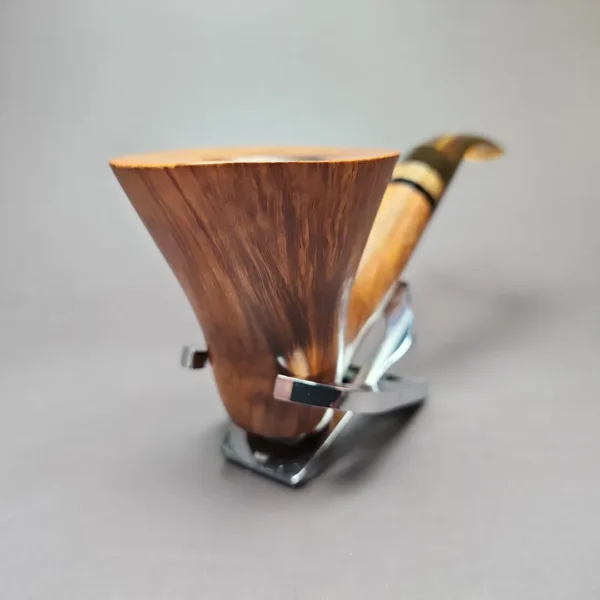 Viprati 4 Clover Smooth Dublin Estate Briar Pipe, Italian Estates - Image 7
