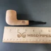 Morgan Bones Sandblasted Saddle Billiard Briar Pipe, New - Image 7