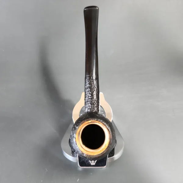 Hilson Sandblast Meerschaum Lined 16 Apple Estate Briar Pipe, Belgian Estates - Image 7