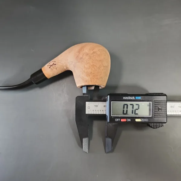 Morgan Bones Sandblasted Brandy Briar Pipe, New - Image 7