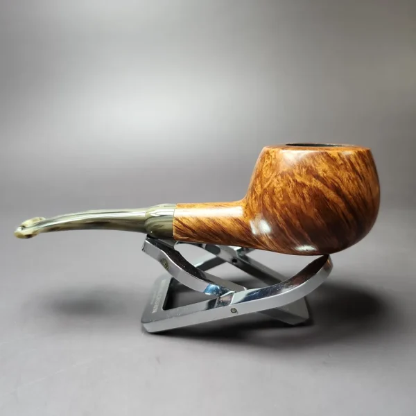 Viprati Smooth Fantail Prince Estate Briar Pipe, Italian Estates - Image 8