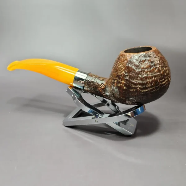 Rattrays The Druids 34/100 Sandblasted Author Estate Briar Pipe, Unsmoked, 9mm - Image 8