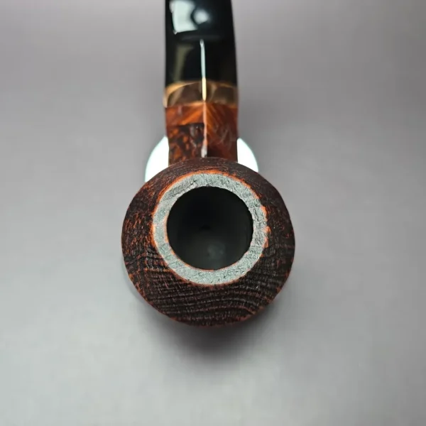 Morgan BlackJack 30 Sandblasted Bulldog Briar Pipe, New - Image 8