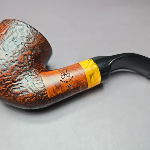 Morgan BlackJack 20 Limited Edition Sandblasted Dublin Briar Pipe, New - Image 8