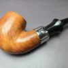 WDC Wellington Smooth Bent Billiard Estate Briar Pipe, American Estates - Image 8
