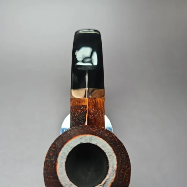 Morgan BlackJack 30 Sandblasted Bulldog Briar Pipe, New - Image 8
