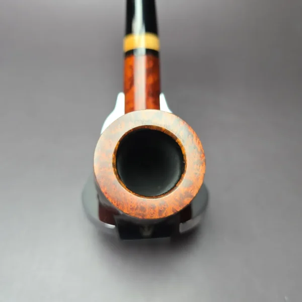 Bjarne Nielsen Signature Smooth Bent Billiard Estate Briar Pipe, Unsmoked, 9mm - Image 8
