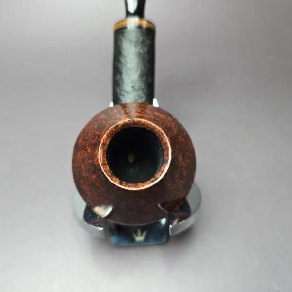 Vitale Partially Sandblasted Rhodesian (Two Star) Handmade Briar Pipe, New - Image 8