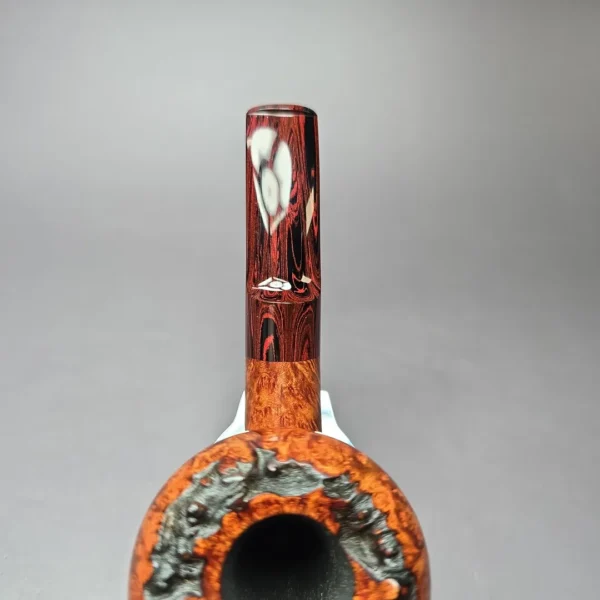 Wandi Riyadi Smooth Mushroom Dublin w/ Cumberland Handmade Briar Pipe, New - Image 8