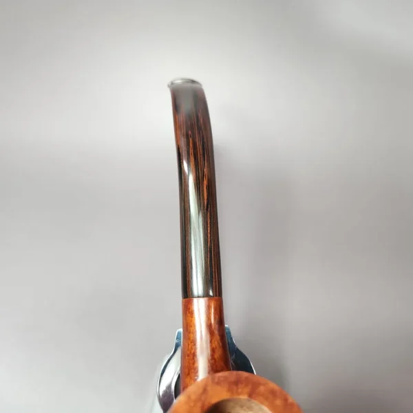 Dave Neeb Magnum Smooth Bent Billiard Handmade Briar Pipe, New - Image 8