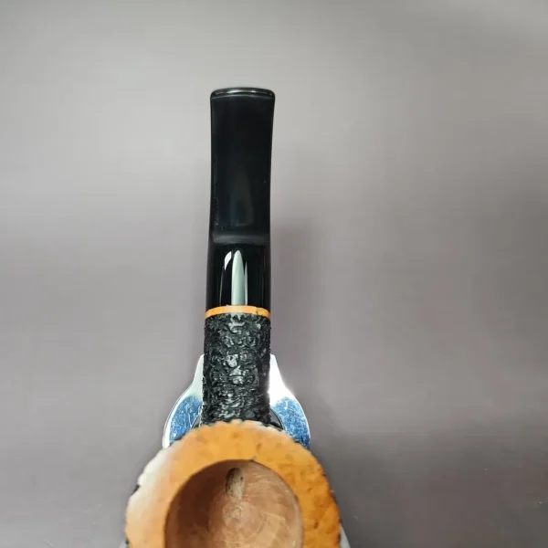 Neal Monier Rusticated Pot Estate Briar Pipe, Unsmoked - Image 8