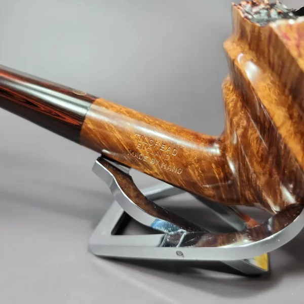 James Upshall Empire Ambassador Smooth Spiral Dublin Estate Briar Pipe, Unsmoked - Image 8
