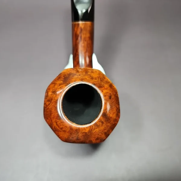 Age Bogelund Smooth Dublin w/ Briar Block Display Estate Briar Pipe, Unsmoked - Image 8