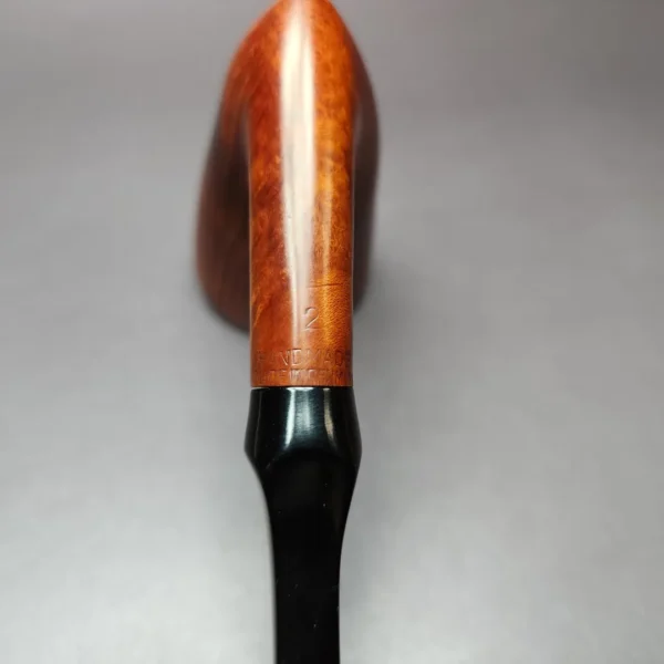 WO Larsen (Sven Knudsen) Straight Grain 3 Smooth Stack Estate Briar Pipe, Danish Estates - Image 8