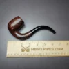 G.V.G. Sandblasted Full Bent Billiard Estate Briar Pipe, French Estates - Image 8
