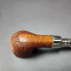 Elwood (Ferndown) Rusticated Silver Spigot Dublin Estate Briar Pipe, English Estates, 9mm - Image 8