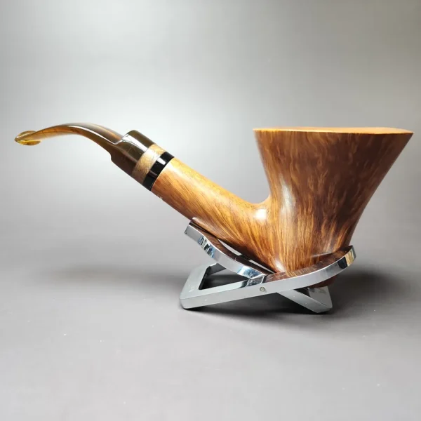 Viprati 4 Clover Smooth Dublin Estate Briar Pipe, Italian Estates - Image 8