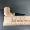 Morgan Bones Sandblasted Nosewarmer Billiard Briar Pipe, New - Image 8