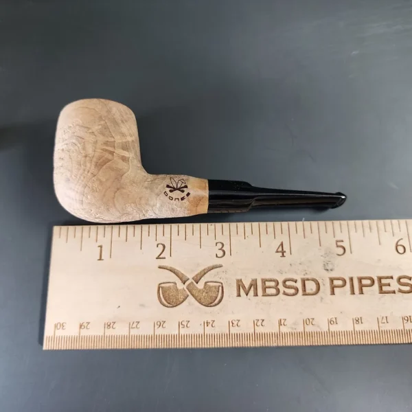 Morgan Bones Sandblasted Nosewarmer Billiard Briar Pipe, New - Image 8