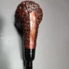 Castello Sea Rock KKK Rusticated Billiard Estate Briar Pipe, Unsmoked - Image 8