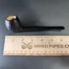 Hilson Sandblast Meerschaum Lined 16 Apple Estate Briar Pipe, Belgian Estates - Image 8