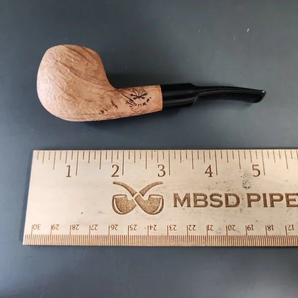Morgan Bones Sandblasted Apple Briar Pipe, New - Image 8