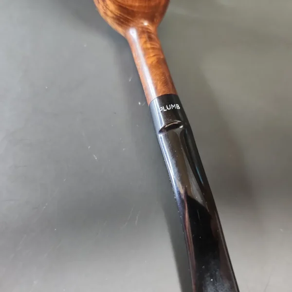 Dr Plumb Junior Smooth Small Billiard Estate Briar Pipe, Unsmoked - Image 8