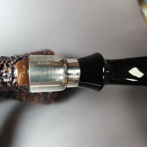 Brebbia First Calabash RTDA 2005 Rusticated Briar Estate Pipe, Italian Estates - Image 9