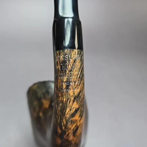 Poul Winslow Crown Collector Smooth Freehand Estate Briar Pipe, Unsmoked, 9mm - Image 9