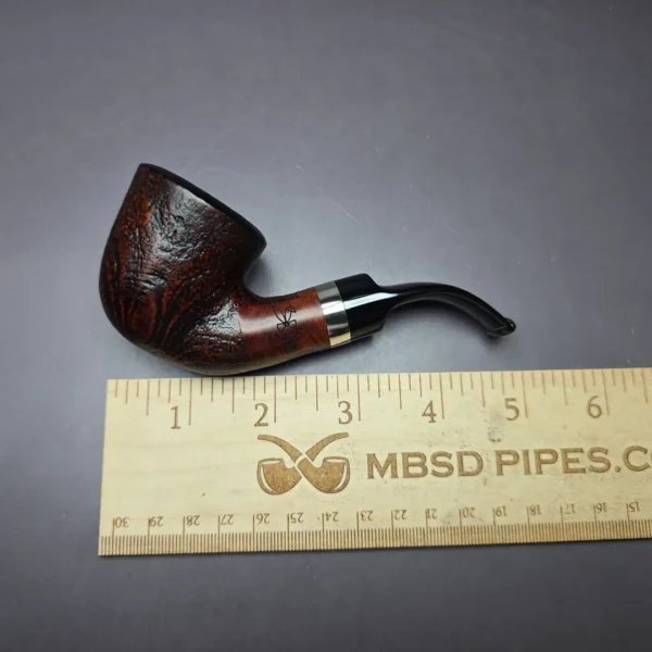 Morgan BlackJack 20 Sandblasted Dublin Briar Pipe, New - Image 9