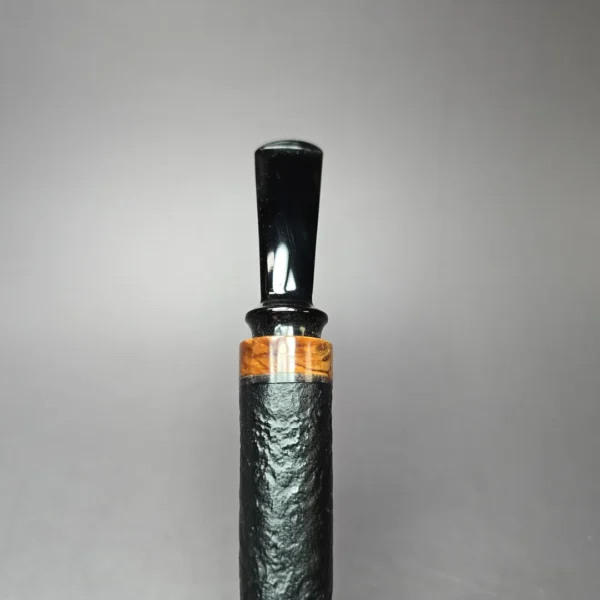 Sebastian Heck Long Shank Acorn w/ Masur Birch Handmade Briar Pipe, New - Image 9