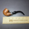 WDC Wellington Smooth Bent Billiard Estate Briar Pipe, American Estates - Image 9