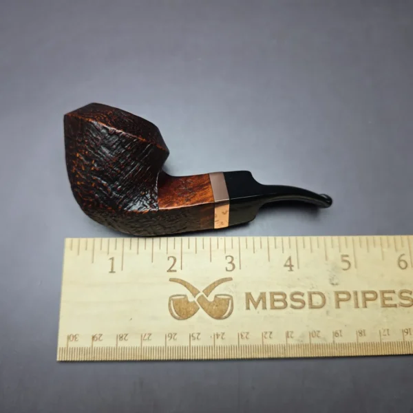 Morgan BlackJack 30 Sandblasted Bulldog Briar Pipe, New - Image 9