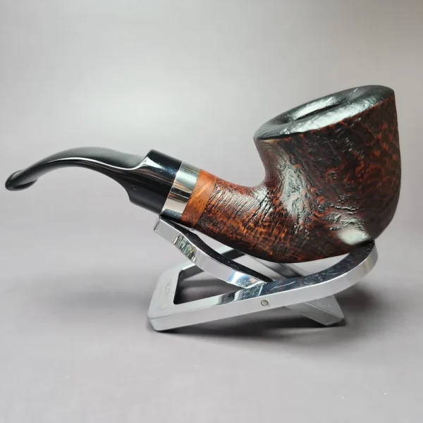 Morgan BlackJack 20 Sandblasted Dublin Briar Pipe, New - Image 9