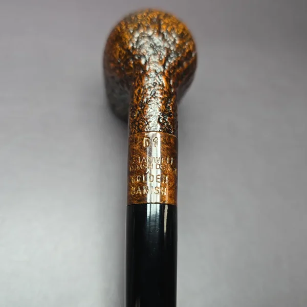 Stanwell Golden Danish 51 Sandblasted Billiard Estate Briar Pipe, Danish Estates - Image 9