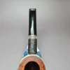 Elwood (Ferndown) Rusticated Billiard Estate Briar Pipe, Unsmoked, 9mm - Image 9