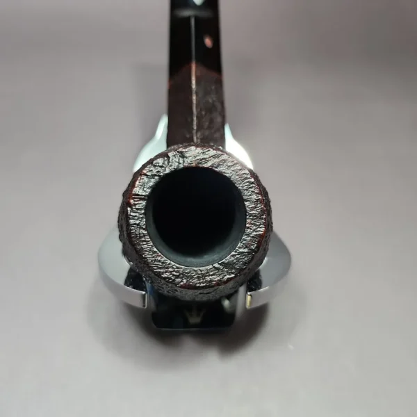 Ashton 1994 Pebble Grain XX Sandblasted Bulldog Estate Briar Pipe, Unsmoked - Image 9