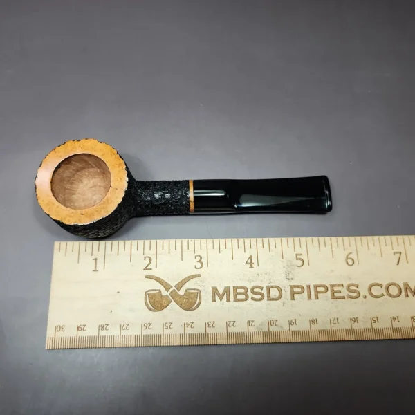 Neal Monier Rusticated Pot Estate Briar Pipe, Unsmoked - Image 9
