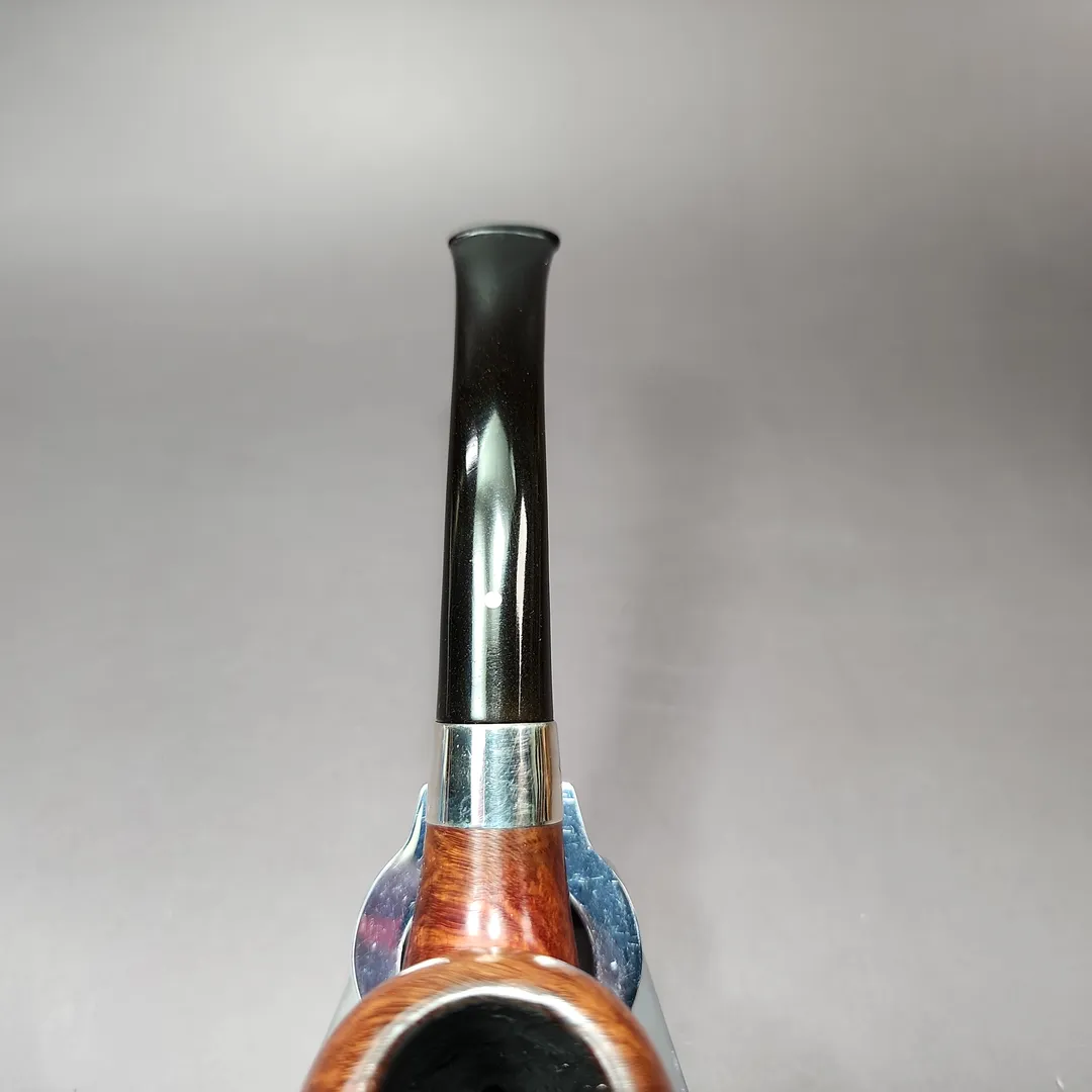 Dunhill 1973 Bruyere 926 Smooth Bent Billiard w/ Silver Estate Briar Pipe, English Estates - Image 9