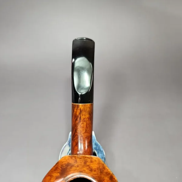Age Bogelund Smooth Dublin w/ Briar Block Display Estate Briar Pipe, Unsmoked - Image 9